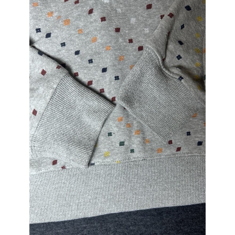 prAna Women's Crew Neck Fleece Pullover Sweatshirt Raglan Geometric M - Picture 8 of 9